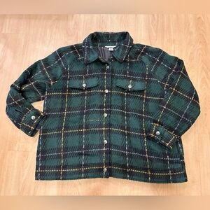 CJ Banks Dark Green and Black Jacket